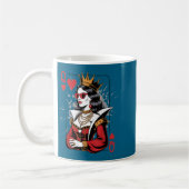 Mug Queen Card Hearts Valentines Friends (Gauche)