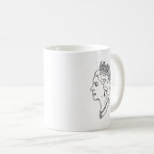 Mug Queen Elizabeth Profile (Devant droit)
