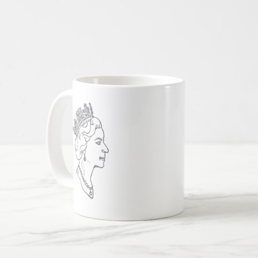 Mug Queen Elizabeth Profile (Devant gauche)