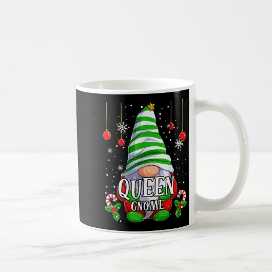 Mug Queen Gnome Christmas Pajamas Matching Family Grou (Droite)