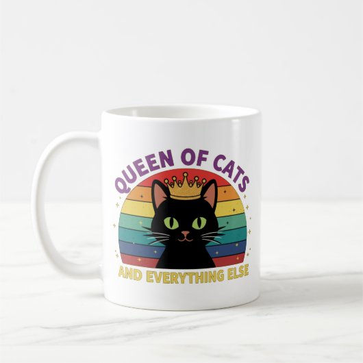 Mug Queen of Cats (Gauche)