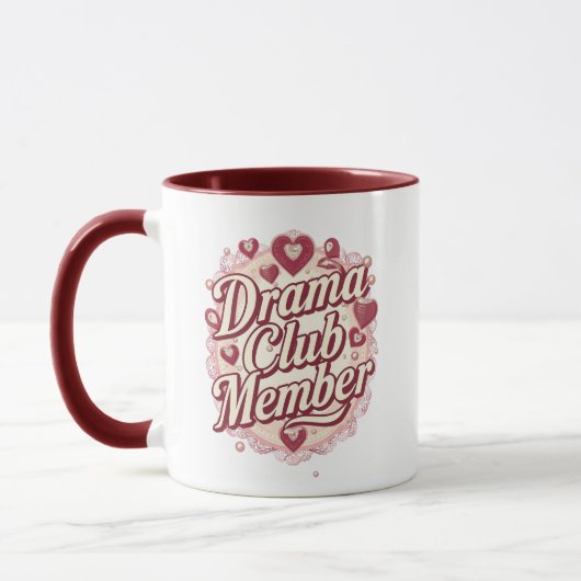 Mug Queen of Drama Playful Quote (Gauche)