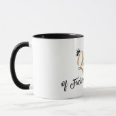 Mug Queen of f*cking tout ! Noir & Or (Gauche)