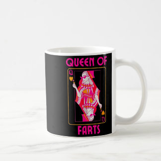 Mug Queen Of Farts Embarrassant Plaisanterie Humour Ad