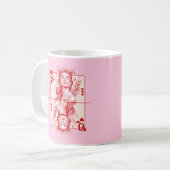 Mug Queen of Hearts Preppy Art (Devant gauche)
