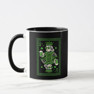 Mug Queen of Luck St. Patrick's Day Playing Card Beer