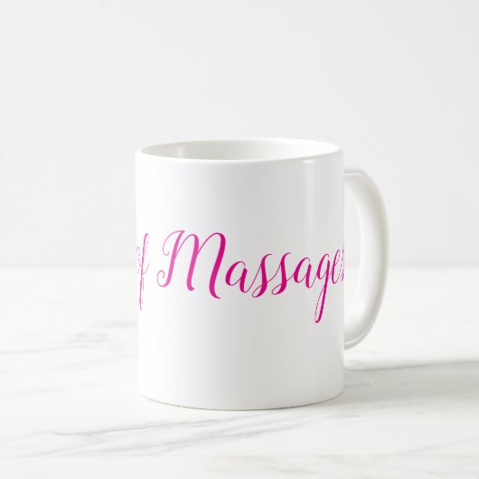 Mug Queen of Massages - parfait pour toute esthéticien (Devant droit)