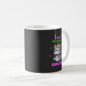 Mug Queen of sarcasm fun cat (Devant droit)