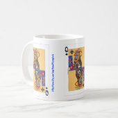 Mug Queen of Spades: Lady Mandrill at the Races (Devant gauche)