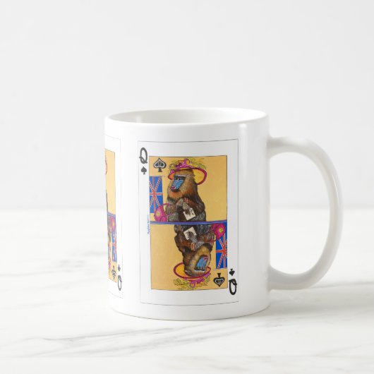 Mug Queen of Spades: Lady Mandrill at the Races (Droite)