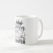 Mug Queen Of The Camper Drôle Citation Camping Dit : (Devant droit)
