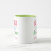 Mug Queen of the Classroom Enseignant Ajouter votre no (Centre)