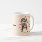 Mug Queen personnalisée ne sert personne (Devant droit)