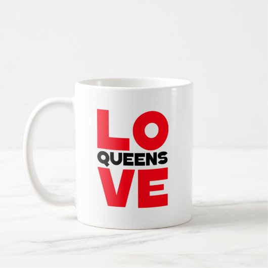 Mug Queens Love Coffee Mup (Gauche)