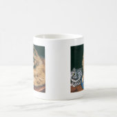 Mug Queest-ce que j'aime mieux ? Illustration de chat (Centre)