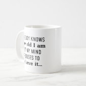 Mug Quel Âge J'Ai (Devant gauche)