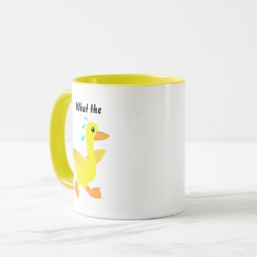 Mug Quel canard ? (Devant gauche)