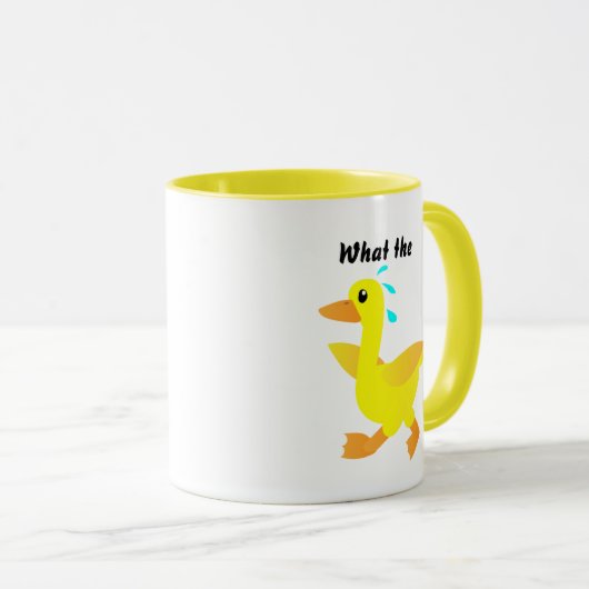 Mug Quel canard ? (Devant droit)