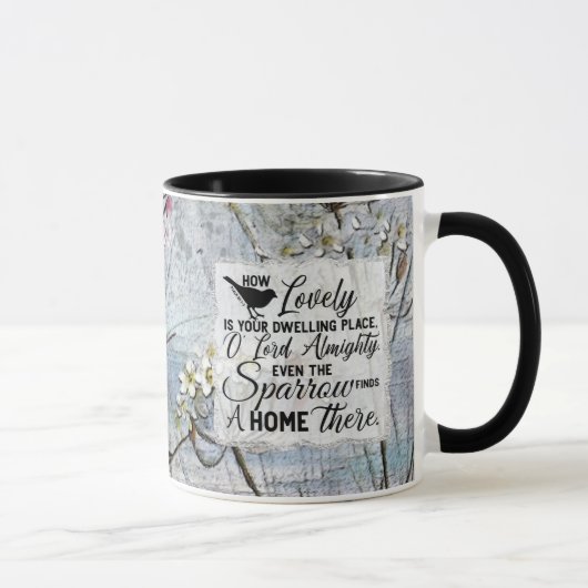Mug Quel charme y a-t-il dans votre demeure O Éternel  (Droite)