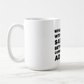 Mug Quel est le problème avec un peu de sarcasme (Gauche)