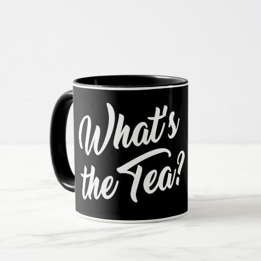 MUG QUEL EST LE THÉ ? (Devant gauche)