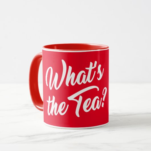 MUG QUEL EST LE THÉ ? (Devant gauche)