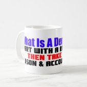 Mug Quel est un Démocrate ? (Devant gauche)