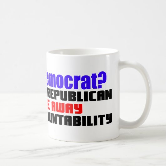 Mug Quel est un Démocrate ? (Droite)