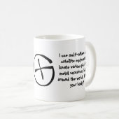 Mug Quel est votre passe-temps ? (Devant droit)