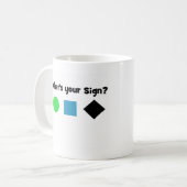 Mug Quel est votre signe ? (Devant gauche)
