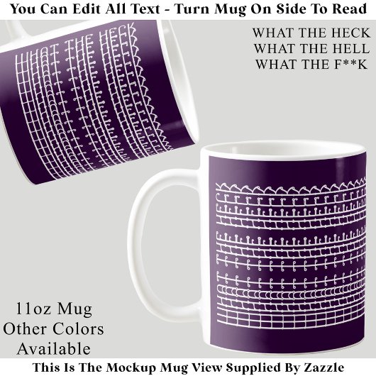 Mug Quel message caché, bon sang Citation amusante 132