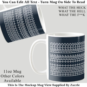 Mug Quel message caché, bon sang ! Citation drôle 132W