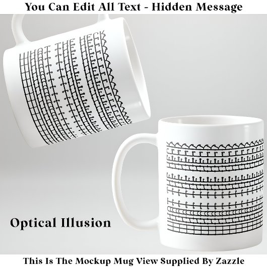 Mug Quel Message Caché Drôle Citation 132BW
