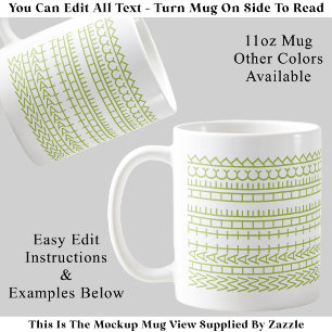 Mug Quel message caché personnalisé incroyable 142GW C