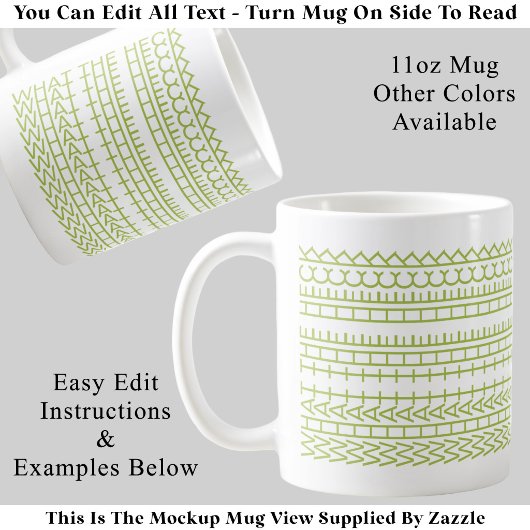 Mug Quel message caché personnalisé incroyable 142GW C