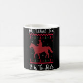 Mug Quel plaisir de faire du cheval à Noël (Centre)