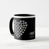 Mug Quelle couleur est votre amour ? (Devant gauche)