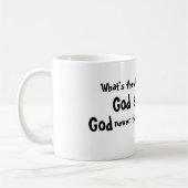 Mug Quelle est la différence entre, Dieu, et un (Gauche)