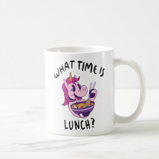 Mug Quelle heure est le déjeuner (Droite)