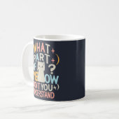 Mug Quelle partie de Meow ne comprend pas chat drôle (Devant gauche)