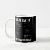 Mug Quelle partie de n'avez-vous pas compris Computer (Gauche)
