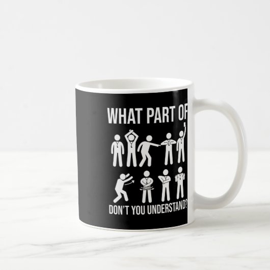 Mug Quelle partie de ne comprenez-vous pas arbitre de (Droite)