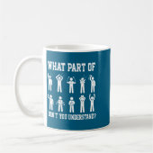 Mug Quelle partie de Ne comprenez-vous pas arbitre de (Gauche)