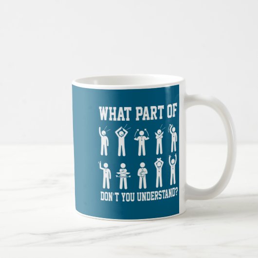 Mug Quelle partie de Ne comprenez-vous pas arbitre de (Droite)
