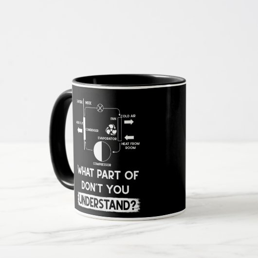 Mug Quelle partie ne comprenez-vous pas Technicien HVA (Devant gauche)