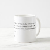 Mug Quelle que soit la boue (Devant droit)