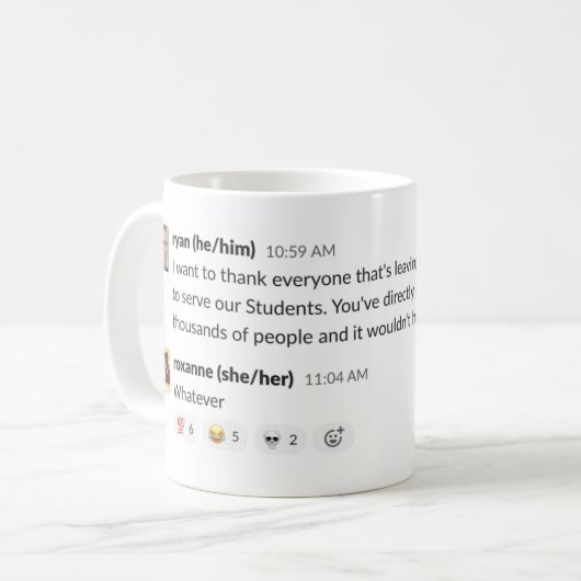 Mug Quelle que soit la boue (Devant gauche)