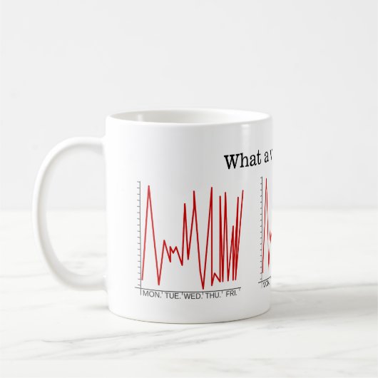 Mug Quelle semaine volatile ! (Gauche)