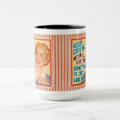 Mug Quelque Chose À Dire - Retro Maman (Centre)