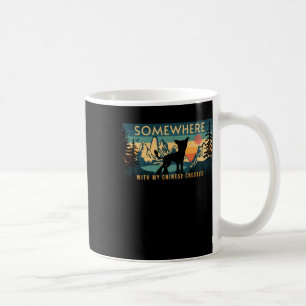 Mug Quelque part Avec Mon Chinois Crested Vintage Rand